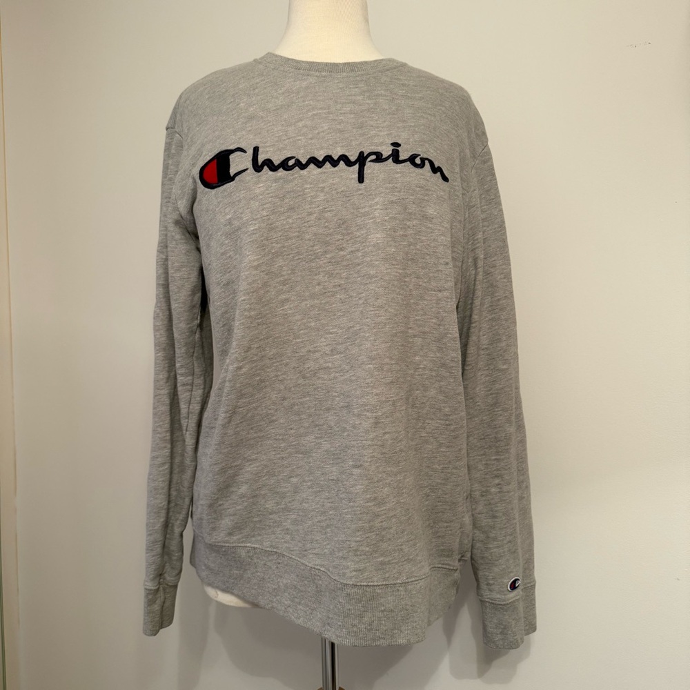 Champion Heather Gray Crewneck Sweatshirt